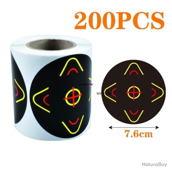 Cible auto-adh�sive 100/200 pcs - N 200pcs