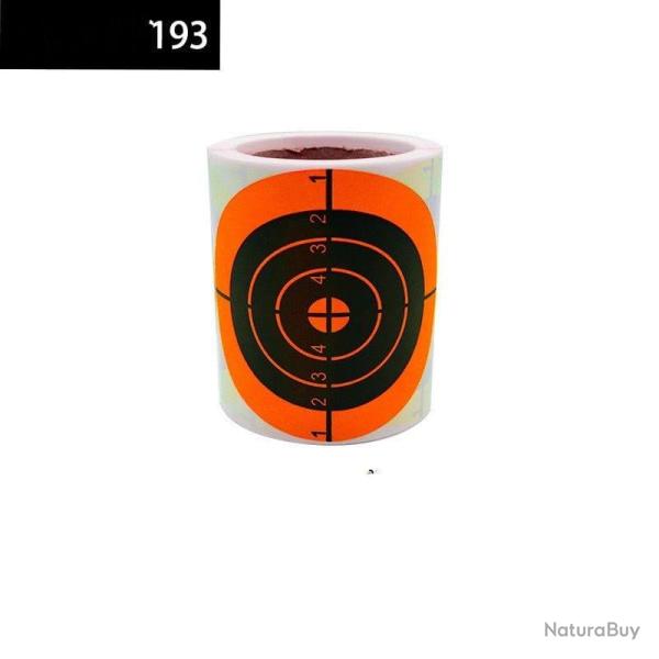 Cible de tir 3 "/7.50cm  200 pcs/rouleau - 193