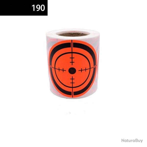 Cible de tir 3 "/7.50cm  200 pcs/rouleau - 190