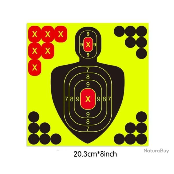 Cible de tir auto-adh�sifs 10 pcs/lot - N2 Shooting Targets