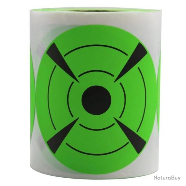 Cible de tir rouleau 125 pcs/rouleau - Vert 125 pcs