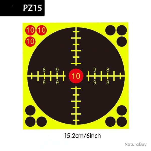 Cible haute visibilit� r�actif 10 pcs - Pz15