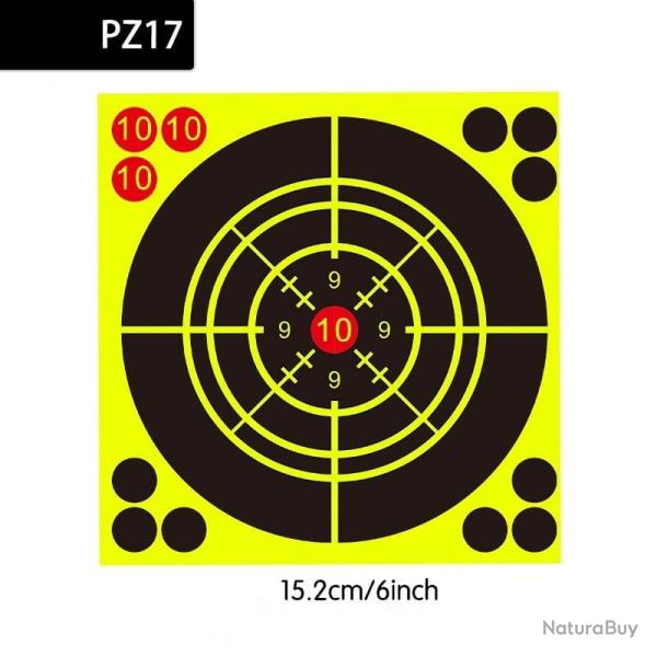 Cible haute visibilit� r�actif 10 pcs - Pz17
