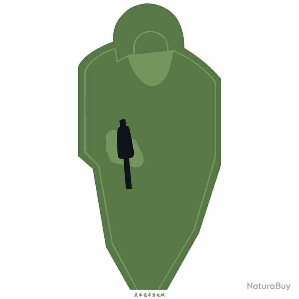 Cible humaine poitrine/t�te 10pcs - G (10pcs)