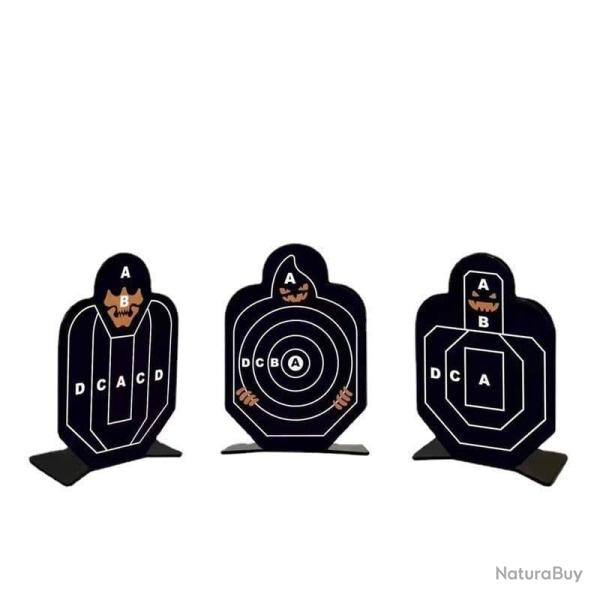 Cible m�tal Airsoft/Paintball 3 pcs/lot