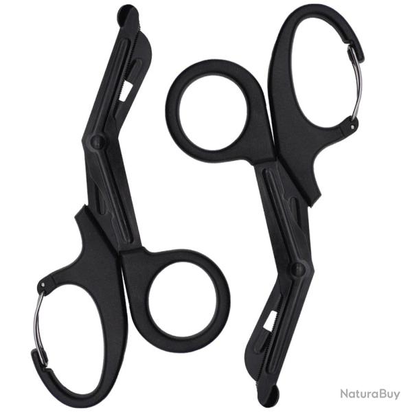 Ciseaux m�dicaux mousqueton 18.5cm Rhino - 2 pcs