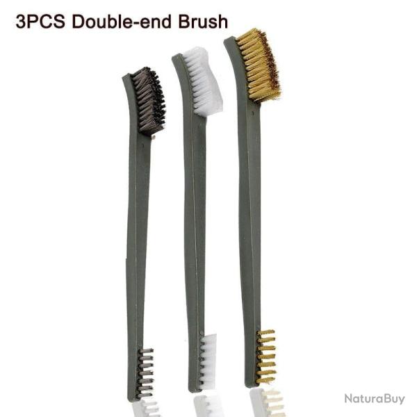 Cordon nettoyage arme 12GA 9mm AOS - Brosse � double extr�mit�