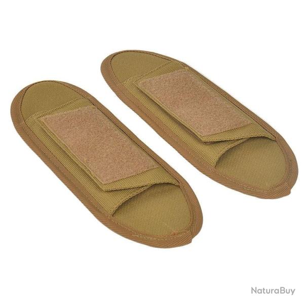 Coussinets sangle �paule rembourr�e 1 paire - Marron
