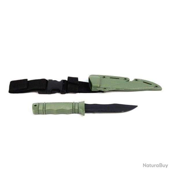 Couteau factice M9 US Army CY339 - Vert arm�e