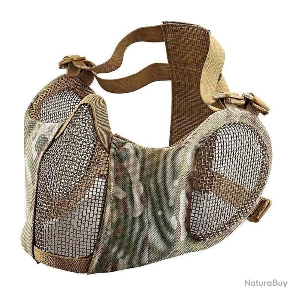 Demi-masque filet m�tal BattleLite ARS - Multicam