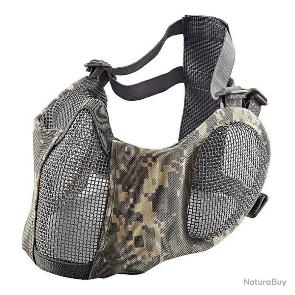 Demi-masque filet m�tal BattleLite ARS - Camo ACU