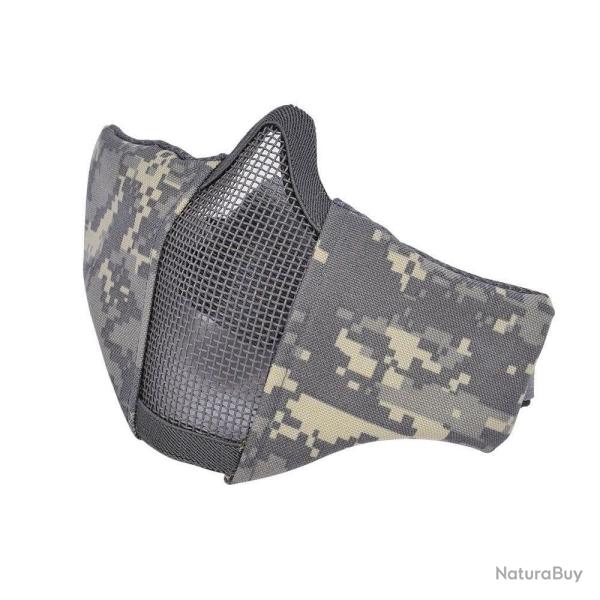 Demi-masque grille m�tal SN Airsoft - ACU