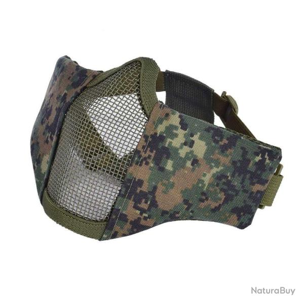 Demi-masque grille m�tal SN Airsoft - AOR2