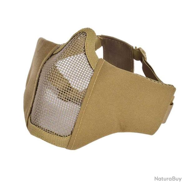 Demi-masque grille m�tal SN Airsoft - Tan