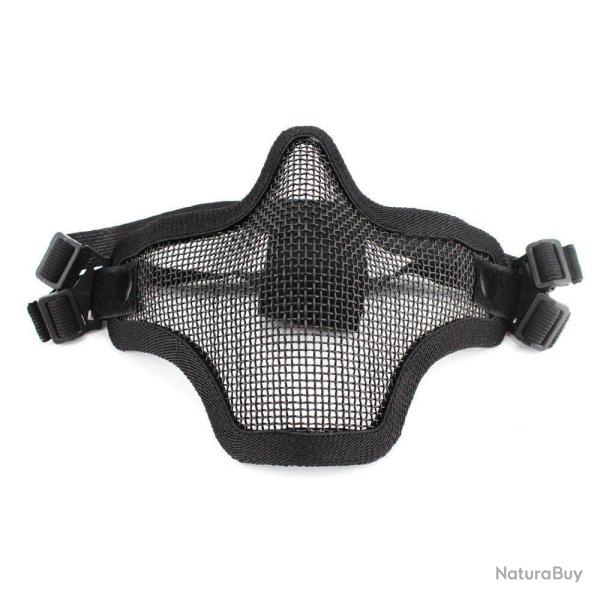 Demi-masque StrikeForce maille m�tallique WOSport - Black
