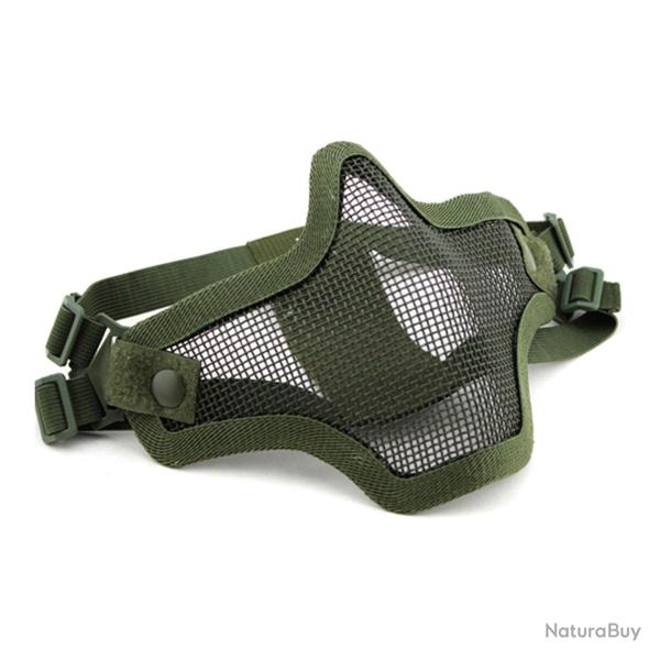 Demi-masque StrikeForce maille m�tallique WOSport - Army Green