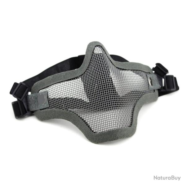 Demi-masque StrikeForce maille m�tallique WOSport - Grey