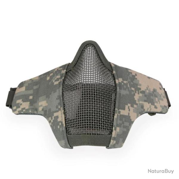 Demi-masque PDW maille m�tallique - Digital ACU