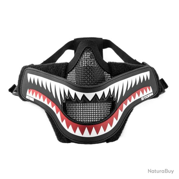 Demi-masque XStorm Patch Combo - Noir / Blanc