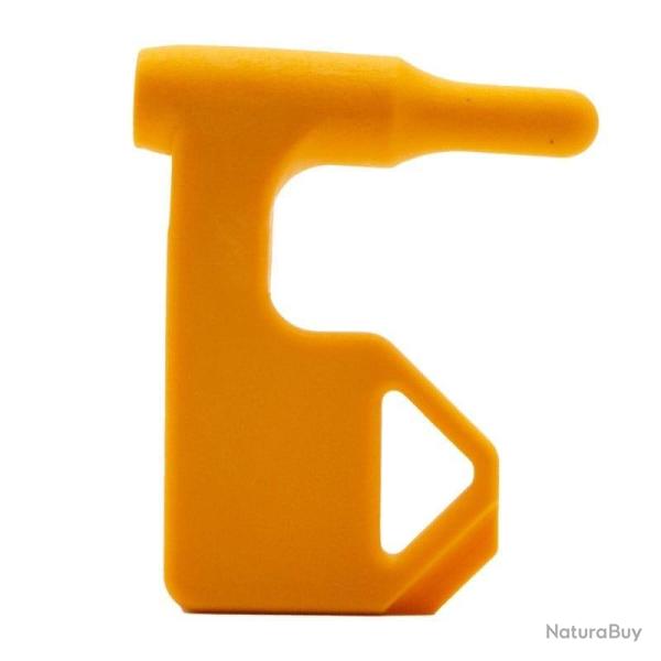 Drapeau s�curit� coulissant 6 pcs - Orange