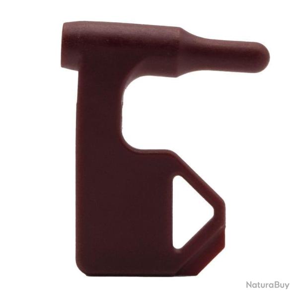 Drapeau s�curit� coulissant 6 pcs - Marron