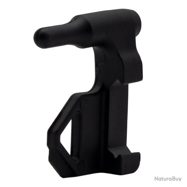 Drapeau s�curit� coulissant 6 pcs - Noir