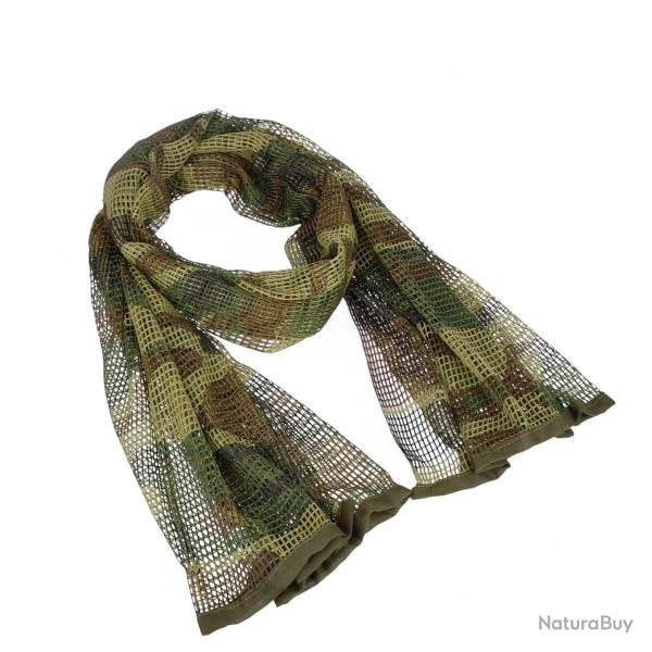 �charpe maille camouflage HOS 190x90 cm - Woodland Camo
