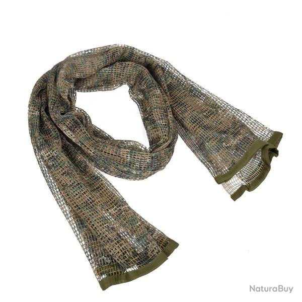 �charpe maille camouflage HOS 190x90 cm - Woodland Digital