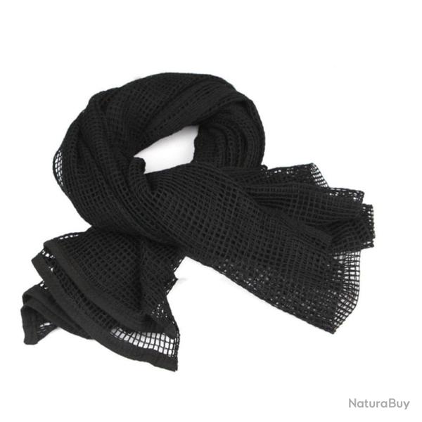 �charpe tactique maille Shemagh - Noir
