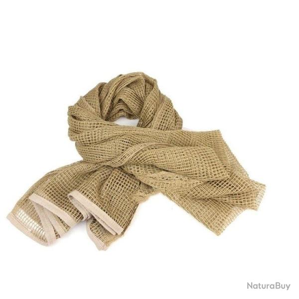 �charpe tactique maille Shemagh - Marron