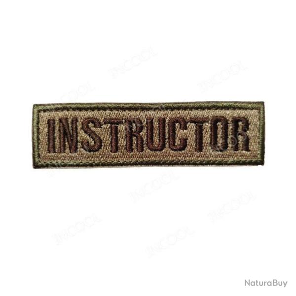 �cusson brod� tactique Instructor - Marron