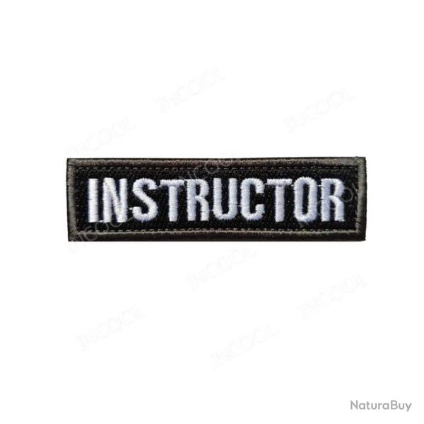 �cusson brod� tactique Instructor - Noir