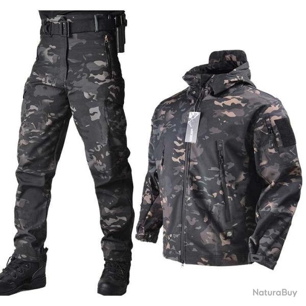 Ensemble imperm�able Multicam noir - S (50-60kg)