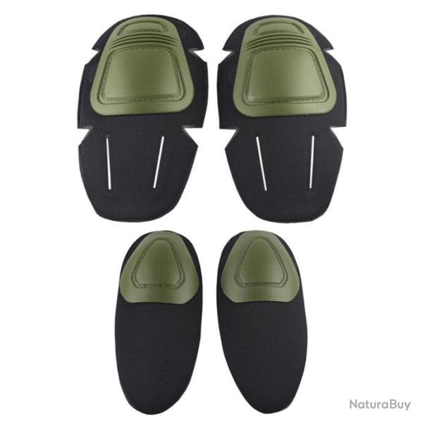 Ensemble protection genouill�res/coudi�res G3 - 1 ensemble vert arm�e