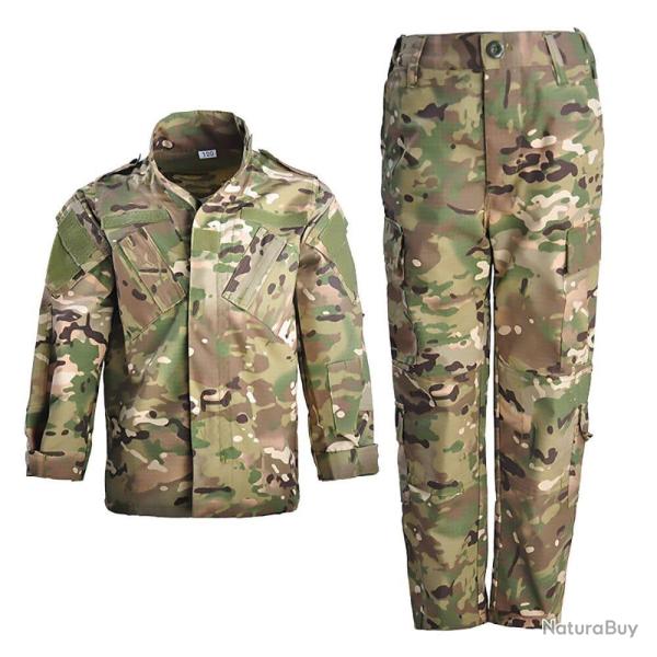 Ensemble uniforme enfant CS Airsoft - Multicam / 160 cm