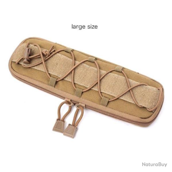 Etui couteau Molle boussole EDC - Marron - Large