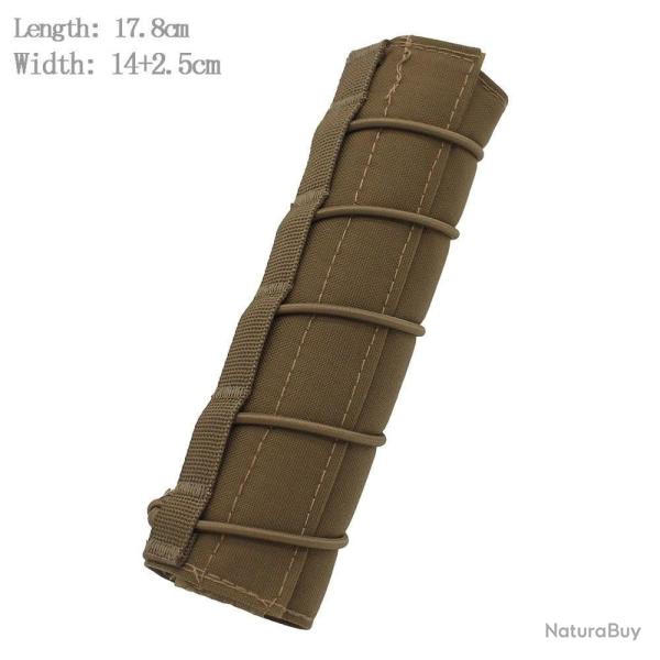 �tui suppresseur VULPO 22cm & 17.8cm - Tan 17.8cm