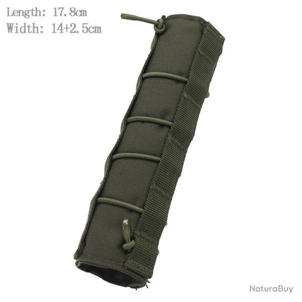 �tui suppresseur VULPO 22cm & 17.8cm - Vert OD 17.8cm