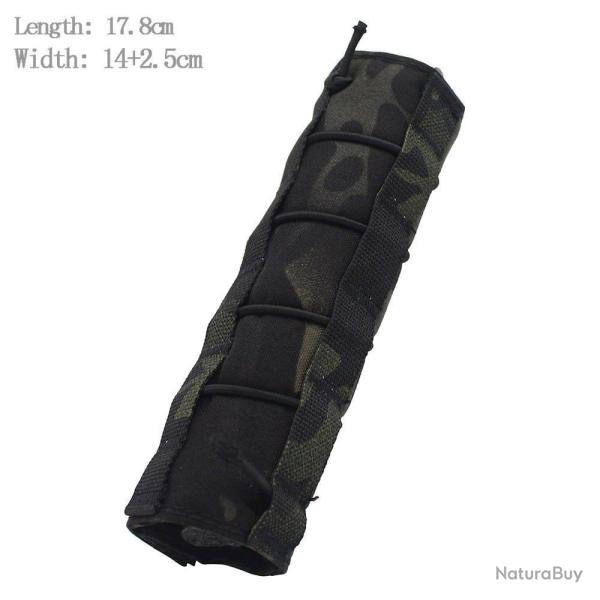 �tui suppresseur VULPO 22cm & 17.8cm - Multicam noir 17.8cm