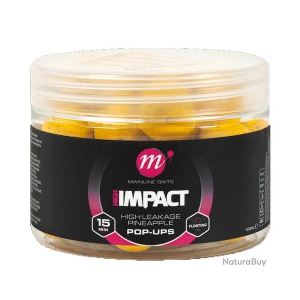 Pop Ups Mainline High Impact High Leakage Pineapple 15mm 150ml