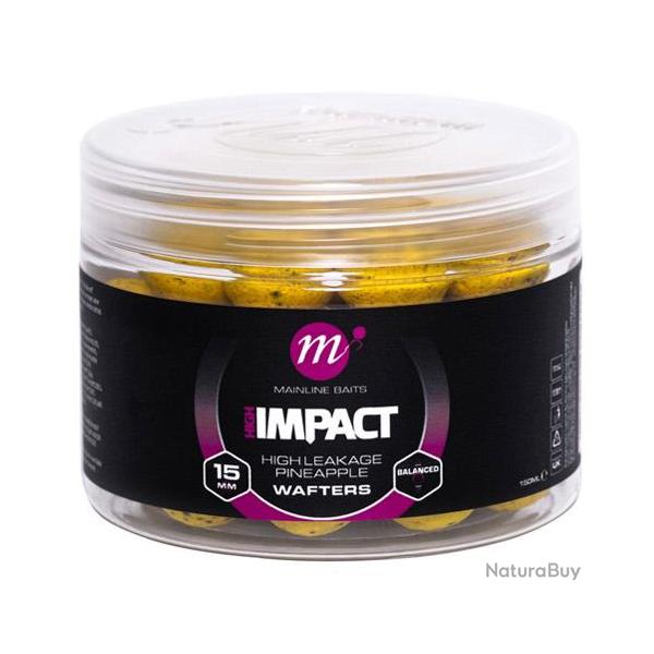 Bouillettes Equilibr�es Mainline High Impact H.L. Pineapple 15mm