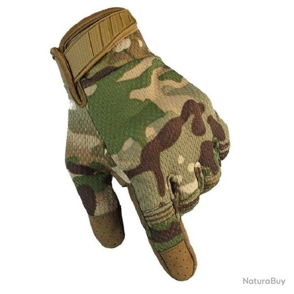 Gants antid�rapants HOS Tactical Multicam