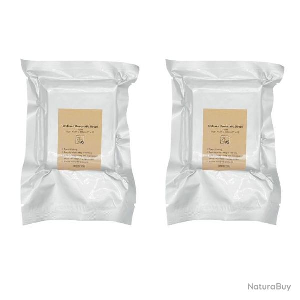 Gaze h�mostatique Soluble Rhino Rescue - 2PC