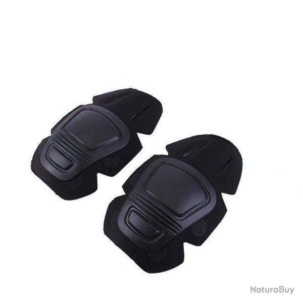 Genouill�res et coudi�res combat Airflex - 2 genoulli�res Noir