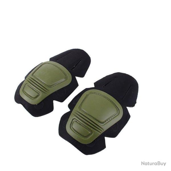 Genouill�res et coudi�res combat Airflex - 2 genoulli�res Vert