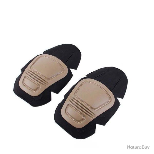 Genouill�res et coudi�res combat Airflex - 2 genoulli�res Marron