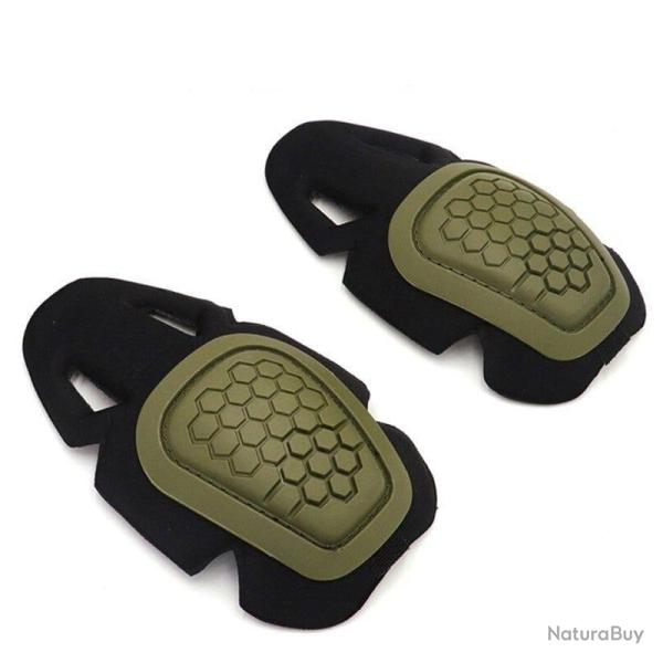 Genouill�res et coudi�res G2 G3 TOS - 2 genouill�res vert