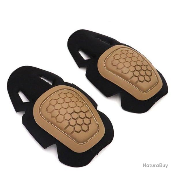 Genouill�res et coudi�res G2 G3 TOS - 2 genouill�res marron