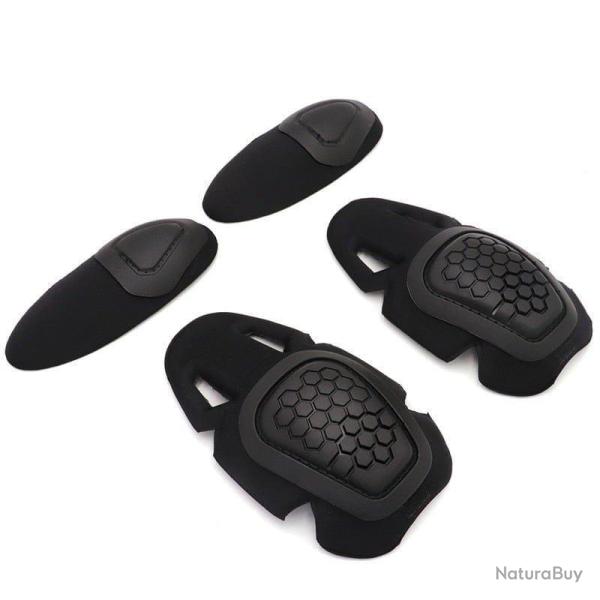 Genouill�res et coudi�res G2 G3 TOS - 1 ensemble noir