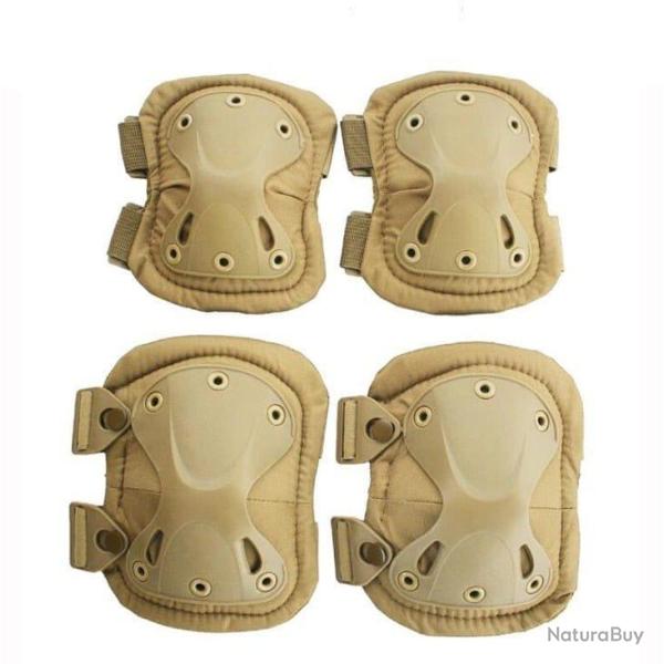 Genouill�res et coudi�res LandKing Tactical - Beige